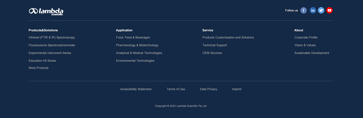 澳大利亞Lambda網(wǎng)站建設(shè)案例
