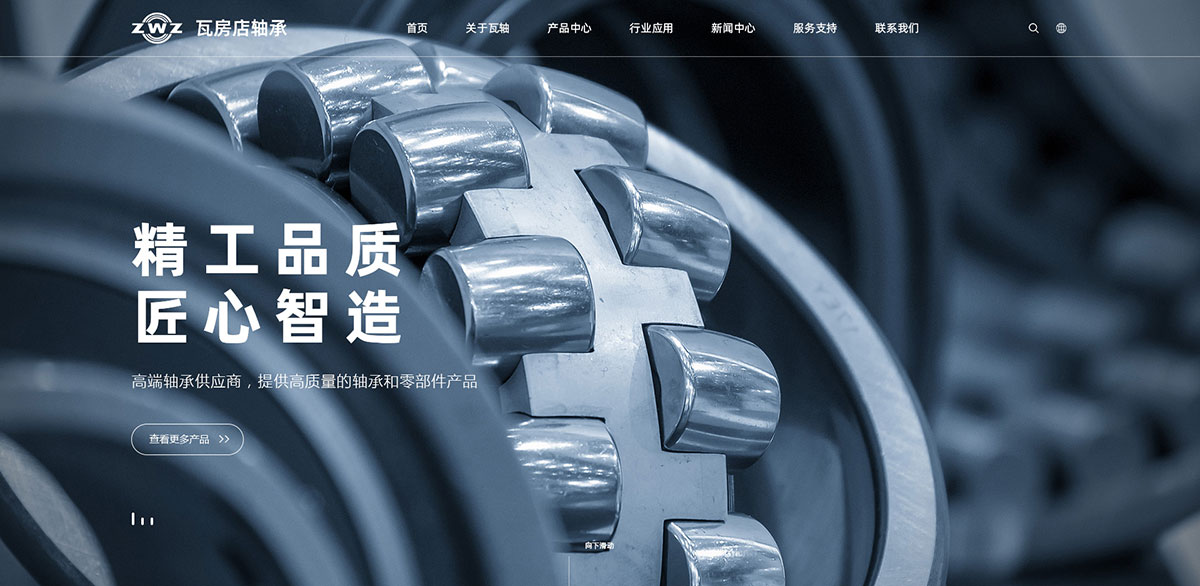 瓦軸集團(tuán)網(wǎng)站建設(shè)案例